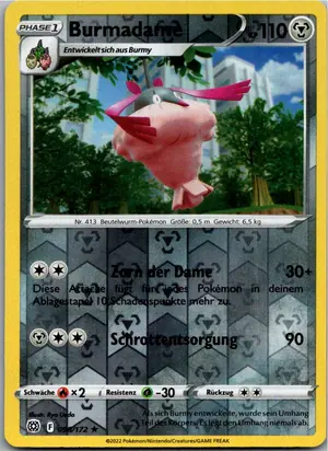 Pokémon-Karte Burmadame 098/172 Strahlende Sterne