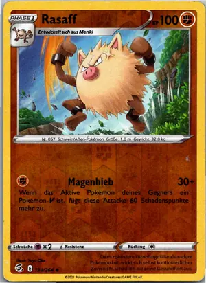 Pokémon-Karte Rasaff 134/264 Fusionsangriff