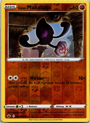 Pokémon-Karte Galar-Makabaja 082/198 Schaurige Herrschaft