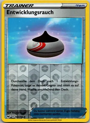 Pokémon-Karte Entwicklungsrauch 163/202 Schwert & Schild