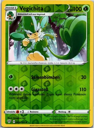 Pokémon-Karte Vegichita 007/189 Flammende Finsternis