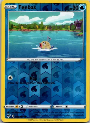 Pokémon-Karte Feebas Barschwa 038/189 Flammende Finsternis