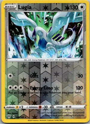 Pokémon-Karte Lugia 140/189 Flammende Finsternis