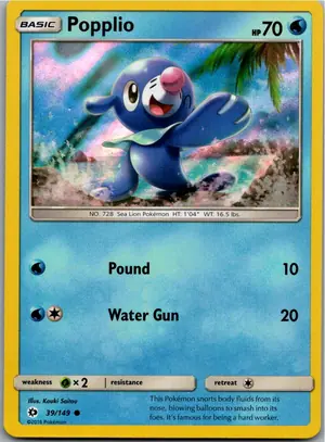 Popplio Robball 39/149 Sonne & Mond