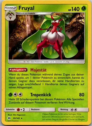 Pokémon-Karte Fruyal 20/149 Sonne & Mond