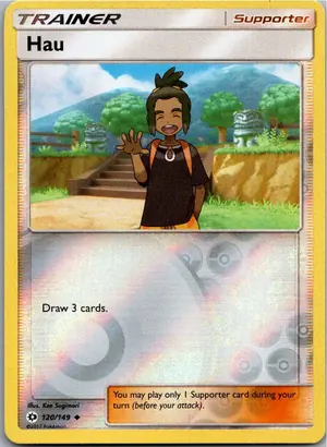 Pokémon-Karte Hau Tali 120/149 Sonne & Mond