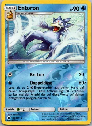 Pokémon-Karte Entoron 29/149 Sonne & Mond