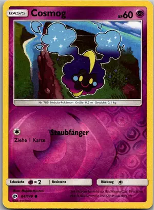 Pokémon-Karte Cosmog 64/149 Sonne & Mond