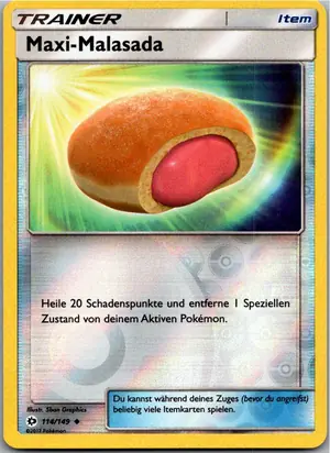 Pokémon-Karte Maxi-Malasada 114/149 Sonne & Mond