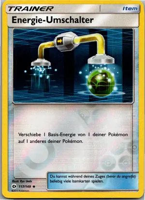 Pokémon-Karte Energie-Umschalter 117/149 Sonne & Mond
