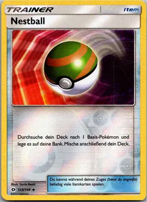Pokémon-Karte Nestball 123/149 Sonne & Mond