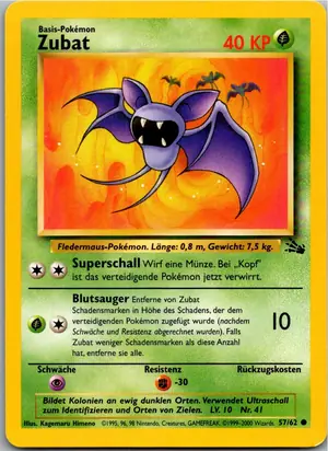 Zubat Exemplar 2,95 €