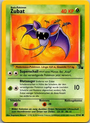 Zubat Exemplar 2,95 €