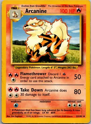 Arcanine Arkani Exemplar 3,95 €