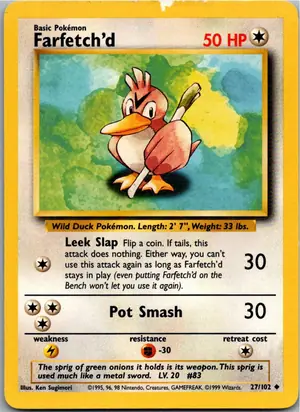 Farfetch'd Porenta Exemplar 2,95 €