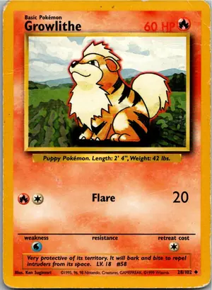 Growlithe Fukano Exemplar 2,95 €