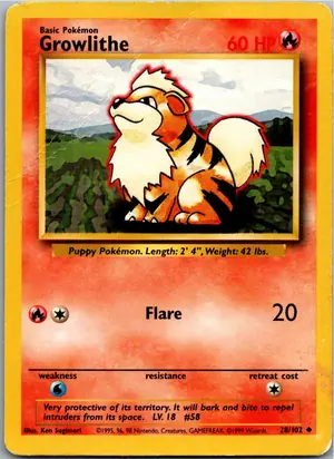 Growlithe Fukano Exemplar 2,95 €