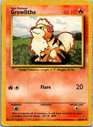 Growlithe Fukano Exemplar 2,95 €