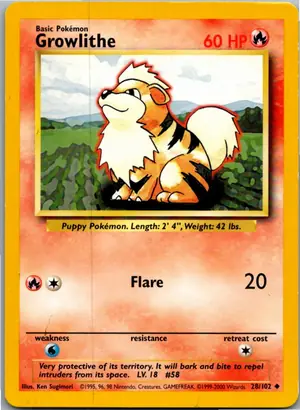 Growlithe Fukano Exemplar 2,95 €