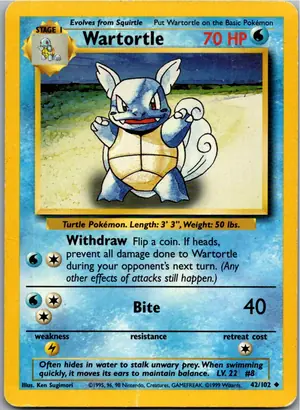 Wartortle Schillok Exemplar 3,95 €