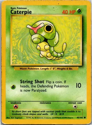 Caterpie Raupy Exemplar 2,95 €