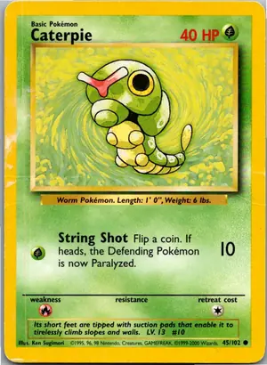 Caterpie Raupy Exemplar 2,95 €