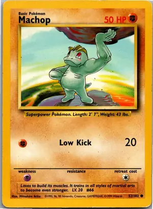 Machop Machollo Exemplar 2,95 €