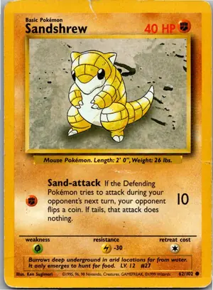 Sandshrew Sandan Exemplar 2,95 €