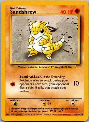 Sandshrew Sandan Exemplar 2,95 €