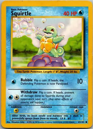 Squirtle Schiggy Exemplar 2,95 €