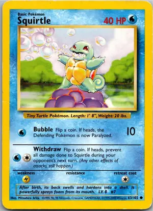 Squirtle Schiggy Exemplar 2,95 €