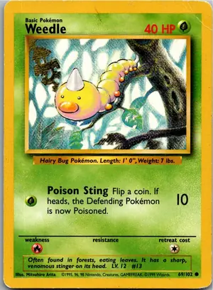 Weedle Hornliu Exemplar 2,95 €