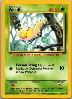 Weedle Hornliu Exemplar 2,95 €