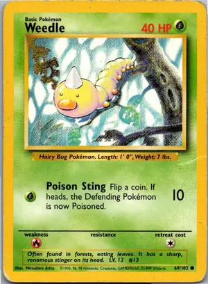 Weedle Hornliu Exemplar 2,95 €