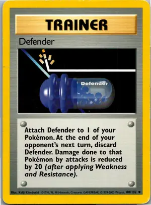 Pokémon-Karte Defender 80/102 Grundset