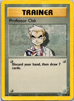 Pokémon-Karte Professor Oak Professor Eich 88/102 Grundset