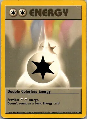 Pokémon-Karte Double Colorless Energy 96/102 Grundset