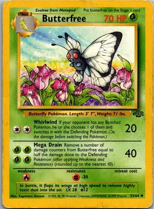 Butterfree Smettbo Exemplar 1,95 €