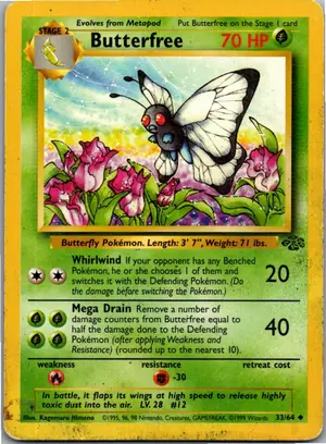 Butterfree Smettbo Exemplar 1,95 €