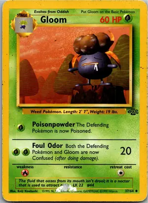 Pokémon-Karte Gloom Duflor 37/64 Dschungel