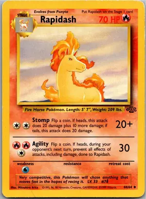 Rapidash Gallopa Exemplar 1,95 €