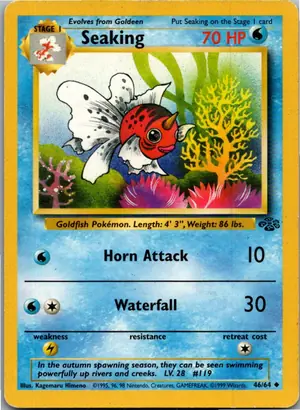 Pokémon-Karte Seaking Golking 46/64 Dschungel