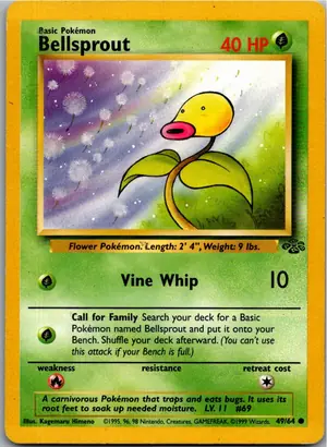 Pokémon-Karte Bellsprout Knofensa 49/64 Dschungel