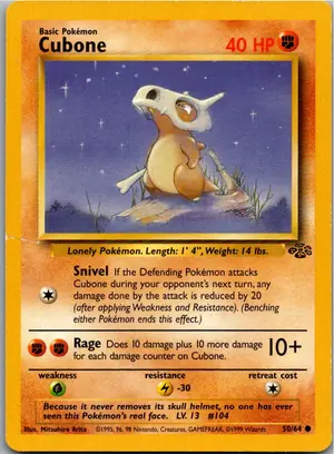 Cubone Tragosso Exemplar 1,95 €