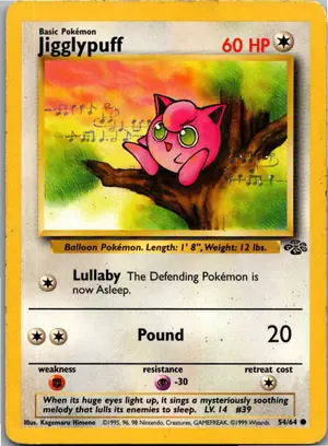 Jigglypuff Pummeluff Exemplar 1,95 €