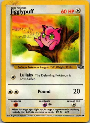 Jigglypuff Pummeluff Exemplar 1,95 €