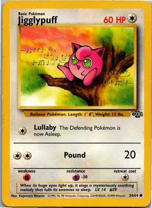 Jigglypuff Pummeluff Exemplar 1,95 €