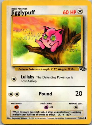 Jigglypuff Pummeluff Exemplar 1,95 €