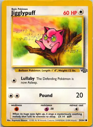 Jigglypuff Pummeluff Exemplar 1,95 €