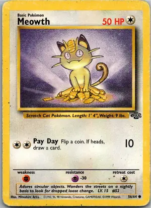 Meowth Mauzi Exemplar 1,95 €